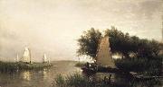 Arthur Quartley On Synepuxent Bay, Maryland oil painting